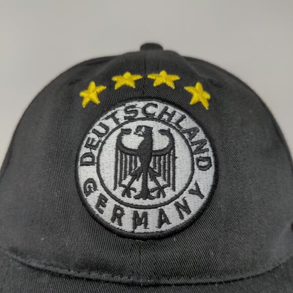 Deutschland Germany Strapback Hat 4 Star Embroidered Logo Adjustable - Picture 4 of 10